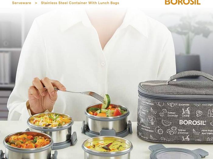 Feast SS Lunch Box (Set of 3)