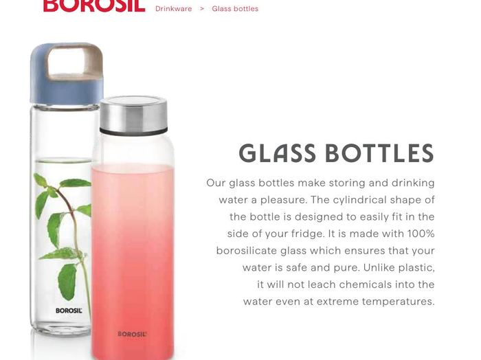 Crysto Glass Bottle