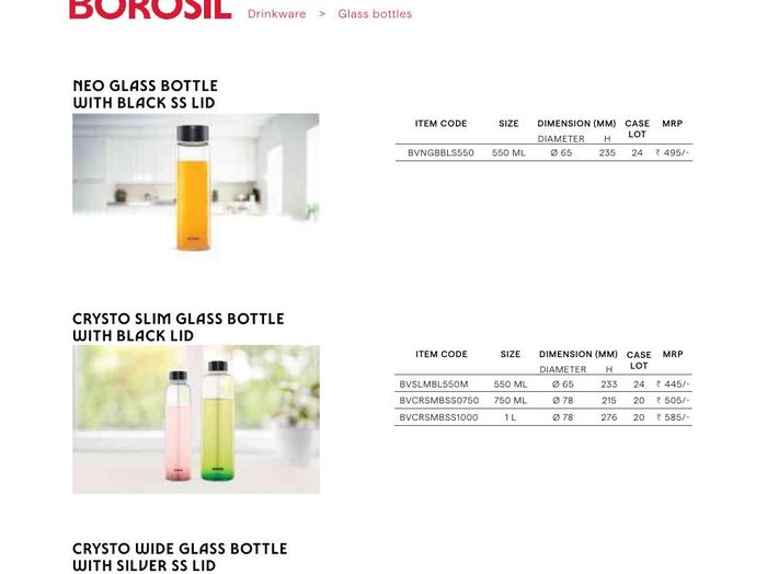 Crysto Glass Bottle - Krip