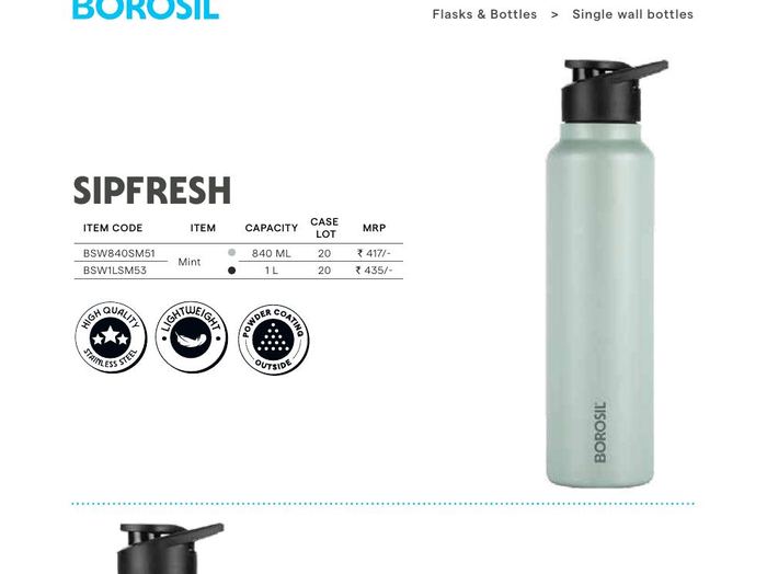Sipfresh Steel Bottle